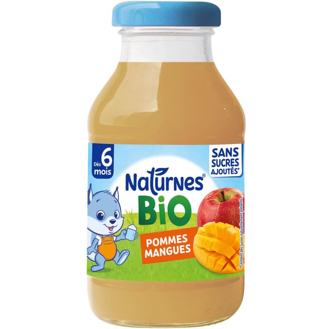 7613036760812 - Naturnes® - Pomme Mangue Bio Boisson Bébé Dés 6 mois