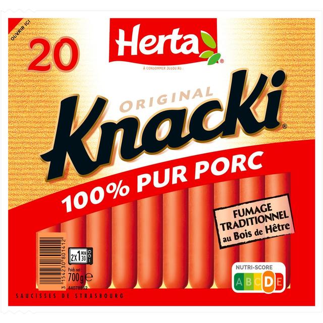 3154230801412 - Herta - Knacki Original 100 % Pur Porc