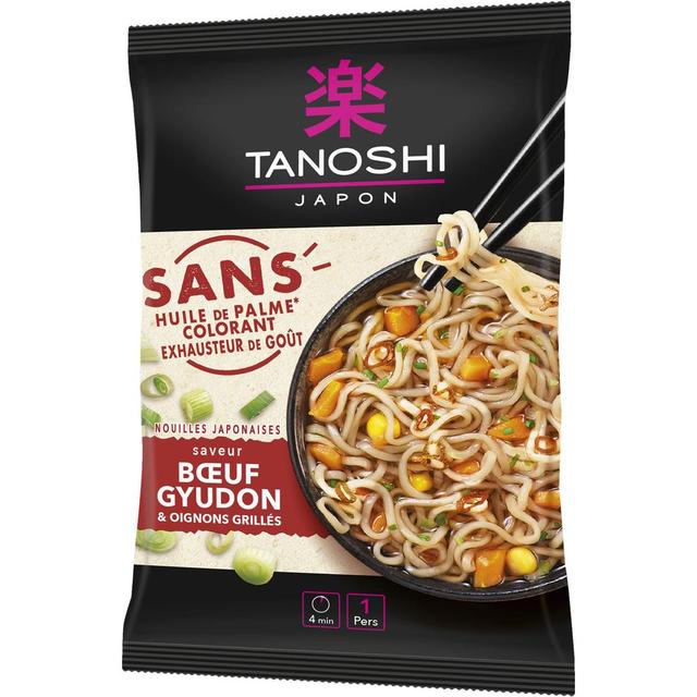 3229820801612 - Tanoshi - Japon - Nouilles Instantanées Boeuf Gyudon