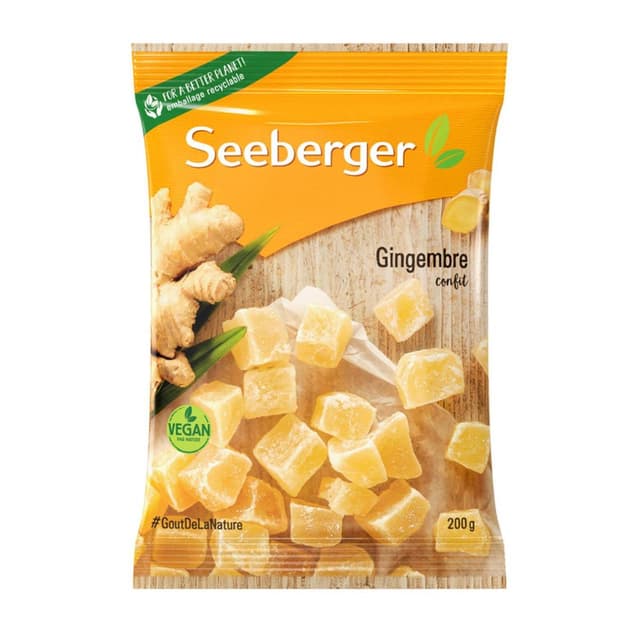 4008258442012 - Seeberger - Cube de gingembre confit