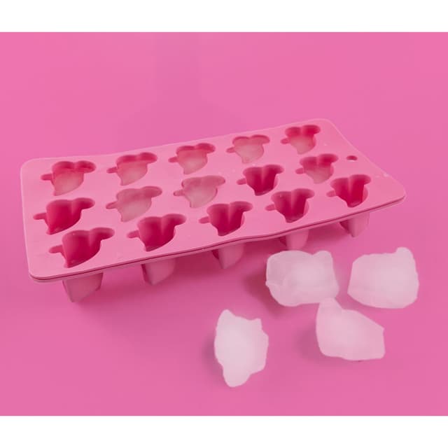 5404035722312 - Dotz - Moule à glaçons en silicone platine flamants roses