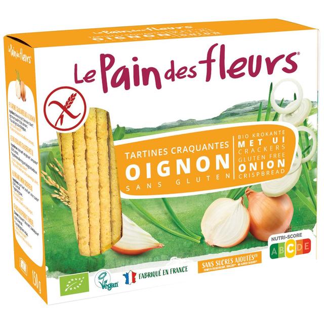 3380380072512 - Le pain des fleurs - Tartines Craquantes Apéritif Bio à l'Oignon