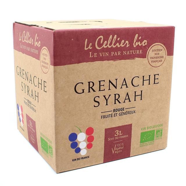 3760056653212 - Grenache - Syrah rouge - Le Cellier Bio 12.5°