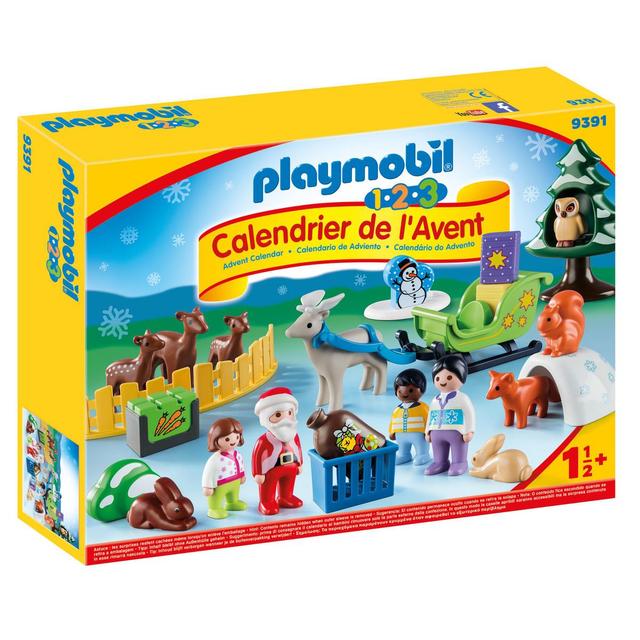 4008789093912 - PLAYMOBIL® Christmas - Calendrier de l'Avent Père Noël animaux forêt