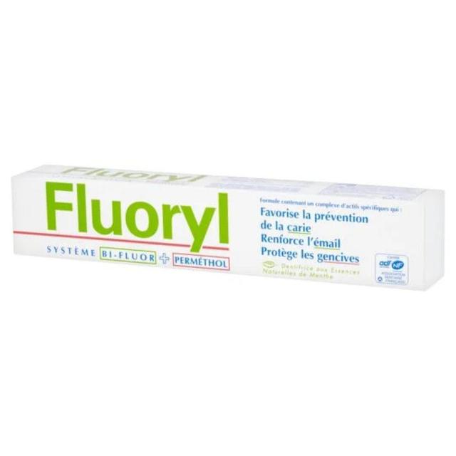 3058320024012 - Fluoryl - Dentifrice en tube Bi-fluor + Perméthol appaisement des gencives