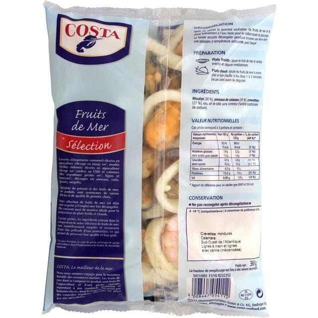 4008467054112 - Costa - Mélange de fruits de mer