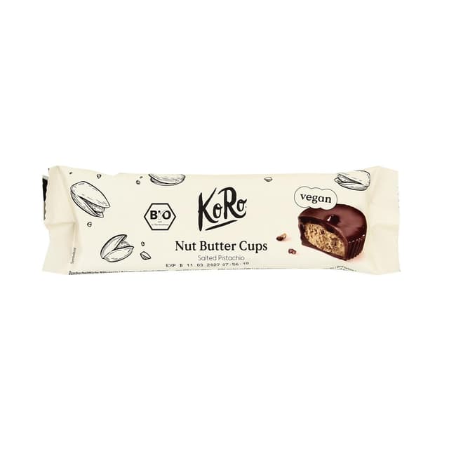 4255582805512 - Koro - Bouchées Nut Butter Cups pistaches salées bio