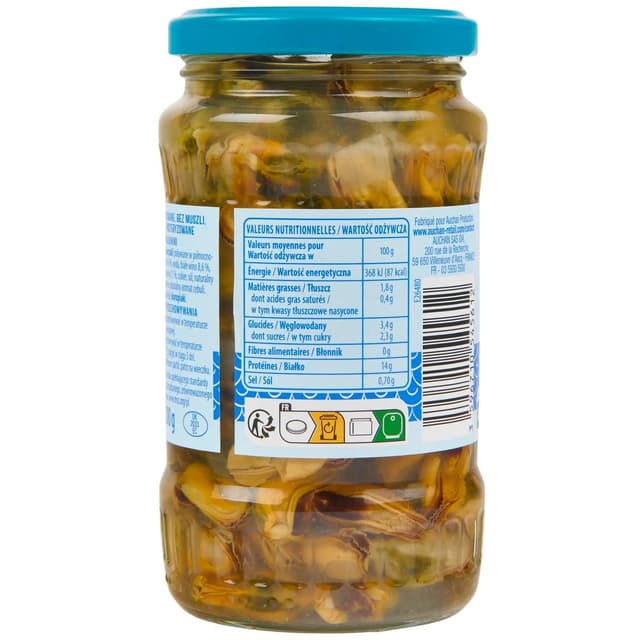 3596710545612 - Auchan - Moules apéritif MSC
