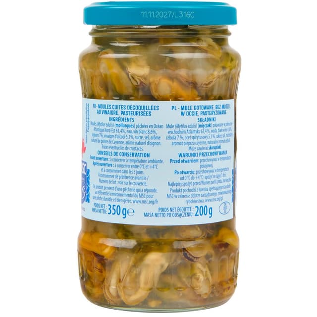 3596710545612 - Auchan - Moules apéritif MSC