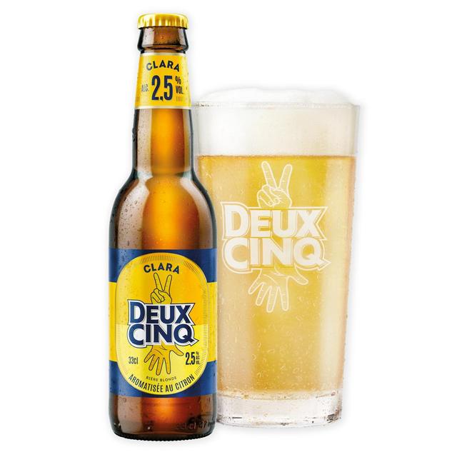 3770034726012 - La Deux Cinq - Bière aromatisée citron légère 2,5°