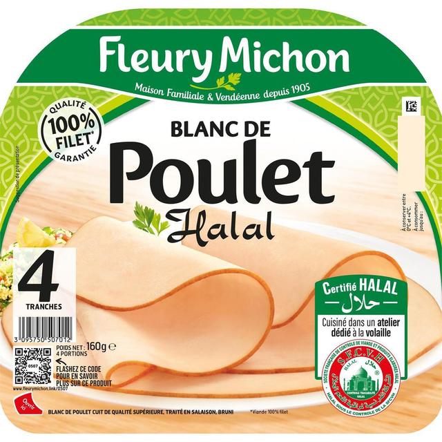 3095750507012 - Fleury Michon - Blanc de Poulet Halal
