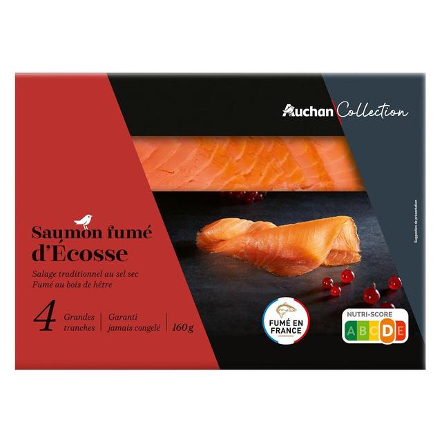 3596710467112 - Auchan Collection - Saumon d'Ecosse Fumé au Bois de Hêtre