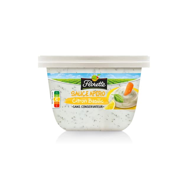 3280221207212 - Florette - Sauce apéro citron basilic