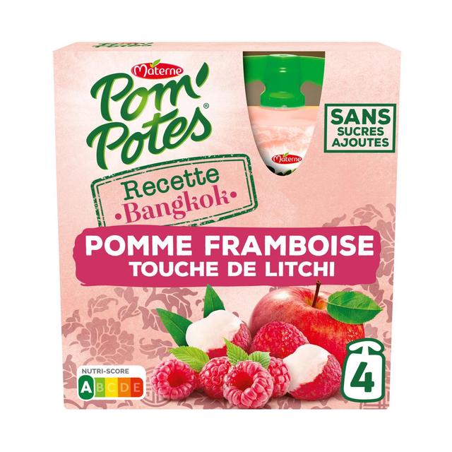3021761207412 - Pom Potes - Compotes Pomme Framboise Litchi recette Bangkok