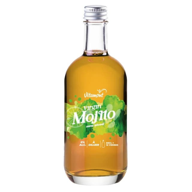 3289196700513 - Vitamont - Mocktail à diluer - Mojito bio sans alcool