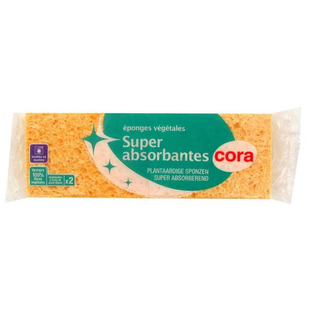 3257980021113 - Cora - Éponges végétales super absorbantes