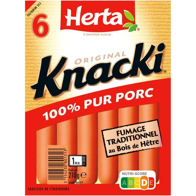 3154230801313 - Herta - Knacki Original 100 % Pur Porc