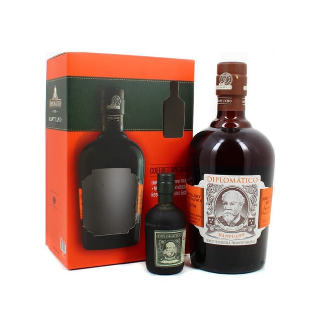 3432379001413 - Diplomatico Mantuano - Rhum 40° coffret mini Reserva