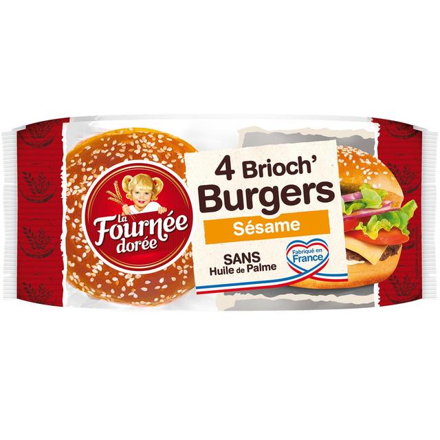 3587220002313 - La Fournée Dorée - Brioch' Burger Sésame