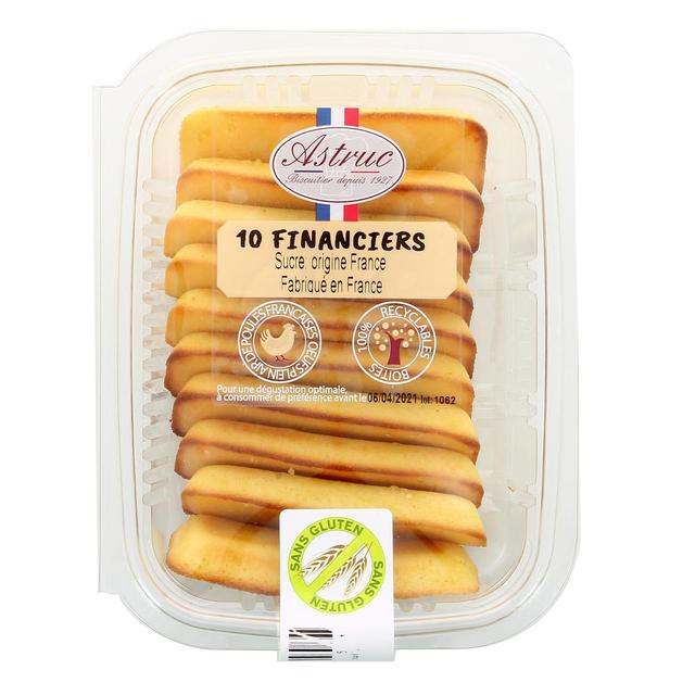 3286790112513 - Biscuiterie Astruc - 10 Financiers au beurre frais Sans Gluten