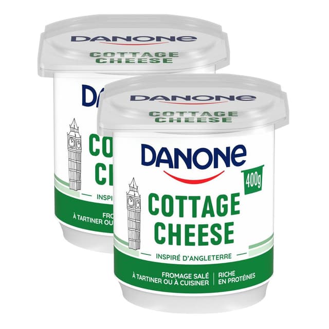 3033492138767 - Danone - Cottage cheese - Fromage salé à tartiner ou cuisiner