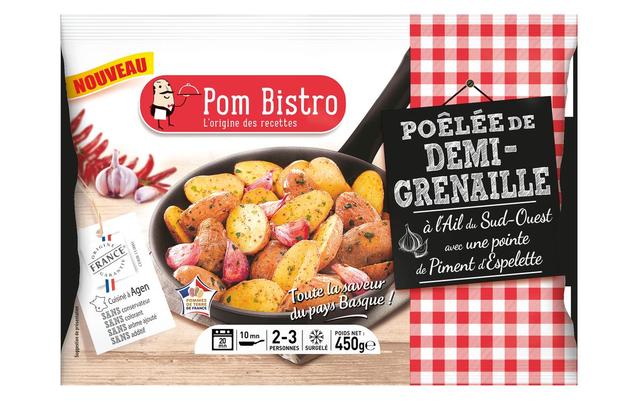 3760032002713 - Pom Bistro - Poêlée de demi grenaille à l'ail et piment d'Espelette