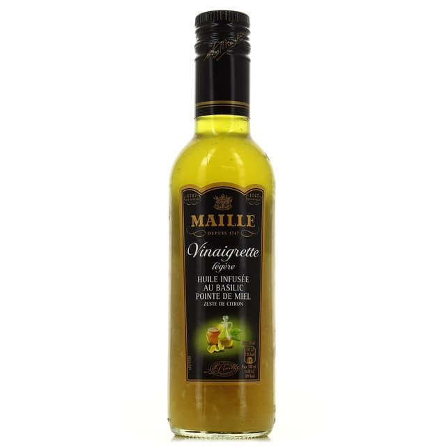 8714100093313 - Maille - Vinaigrette légère Huile infusée au basilic, pointe de miel, zeste de citron