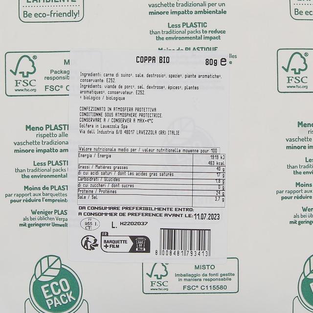 8008481793413 - Le Biodelizie Di Golfera - Coppa Sans Gluten Bio