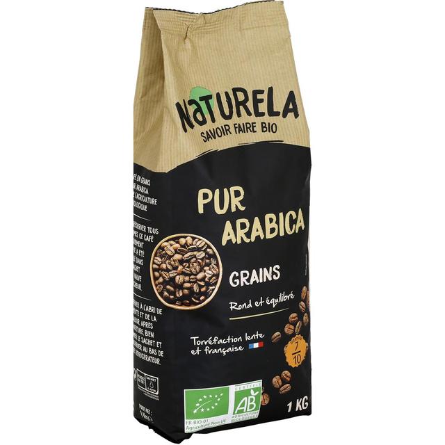 3700110003713 - Naturela - Café en grains Pur Arabica Bio