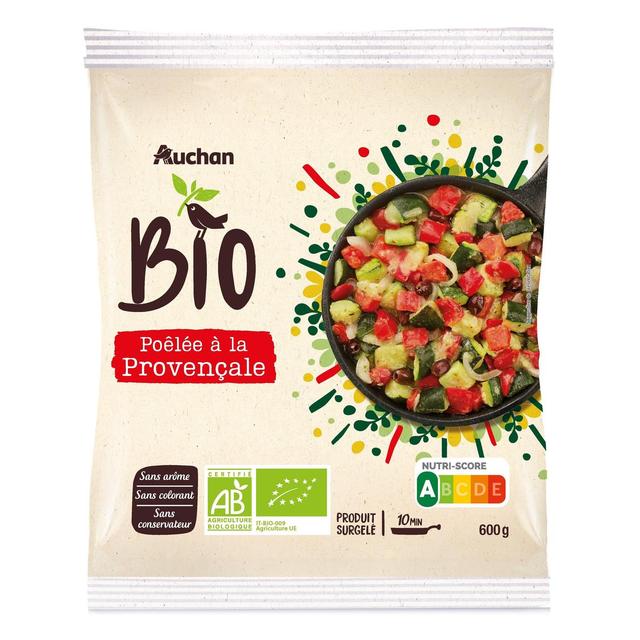 3596710474813 - Auchan BIO - Poêlée de légumes à la provençale bio