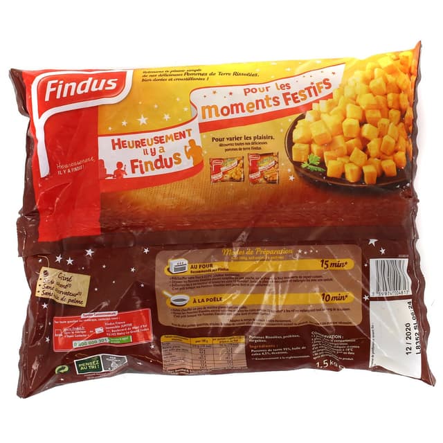 3599741004813 - Findus - Pommes rissolées