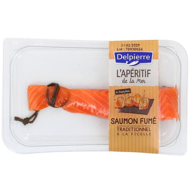 3038680705813 - Delpierre - Saumon Fumé Traditionnel à la Ficelle