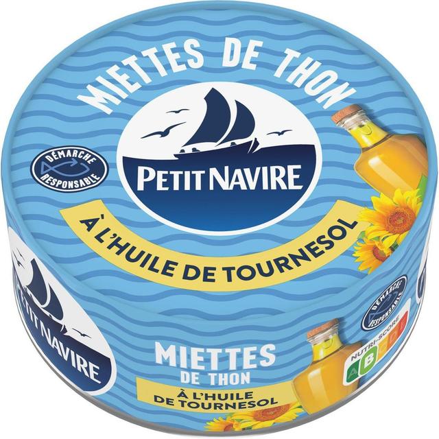3019081236113 - Petit Navire - Miettes de thon à l'huile de tournesol