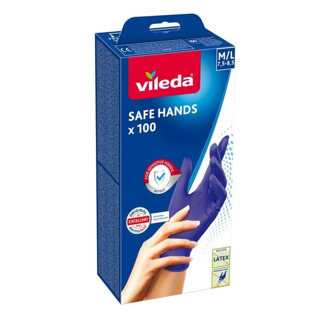 4023103227613 - Vileda - Gants Safe Hands - Taille M/L