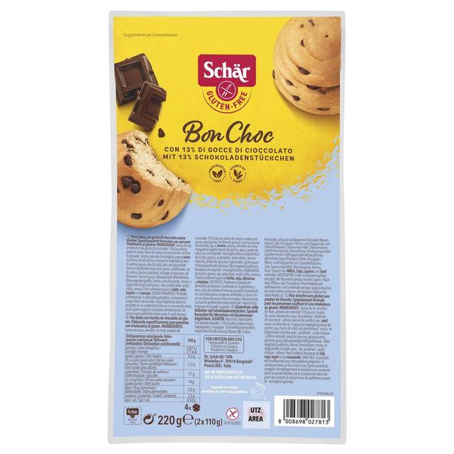 8008698027813 - Schär - 2 brioches aux pépites de chocolat Bon choc sans gluten