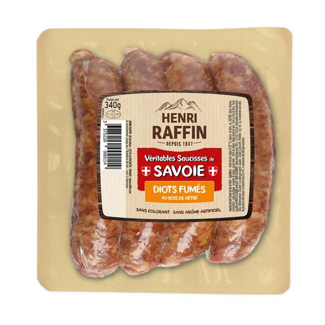 3375220000114 - Henri Raffin - Diots de Savoie Fumés au Bois de Hêtre