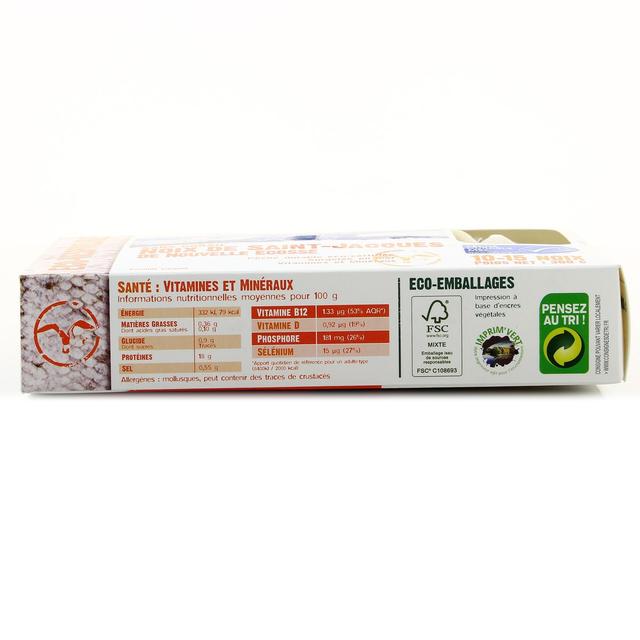 3426434000114 - Food4Good - Noix de Saint Jacques de Nouvelle Ecosse sans corail MSC