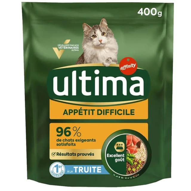 8410650160214 - Affinity - Ultima - Croquettes Truite appétit difficile pour chat
