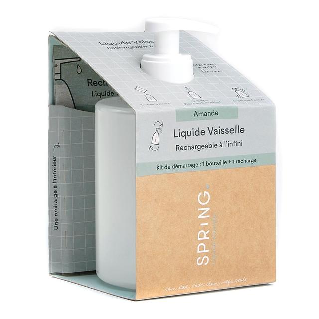 3760313230514 - Spring - Liquide vaisselle rechargeable Amande