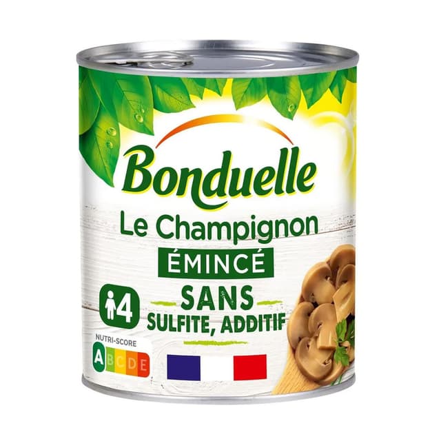 3083681120714 - Bonduelle - Champignons Emincés