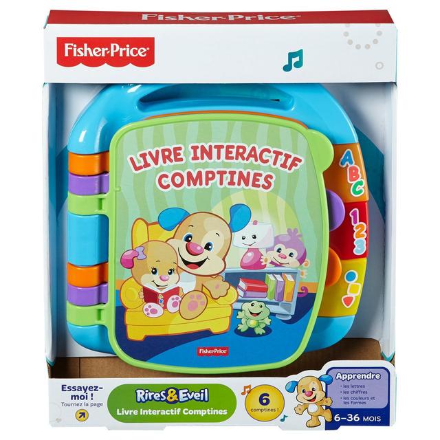 0887961041514 - Fisher-Price - Livre interactif comptines- CDH39