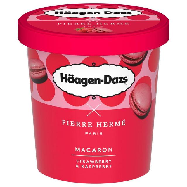 3415583001714 - Häagen-Dazs - Crème Glacée Macaron Fraise Framboise