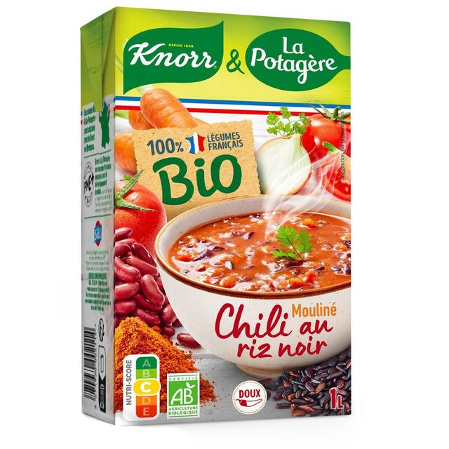 3274930002114 - Knorr & La Potagère - Soupe Mouliné Chili doux au Riz Noir Bio