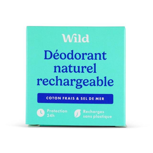 5060968414214 - Wild - Déodorant stick Naturel au Coton Frais et Sel de Mer
