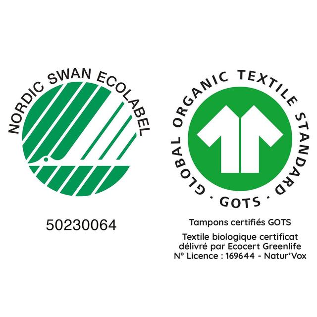 3760001764314 - Tadam - Tampons avec applicateur Normal - 100% coton bio.