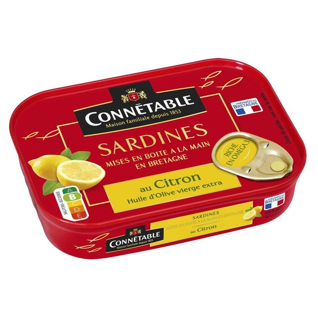 3263670124514 - Connetable - Sardines à l'huile d'olive citron