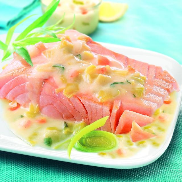 3248833084614 - Marie - Saumons sauvages 100% filet du Pacifique et fondue de poireaux