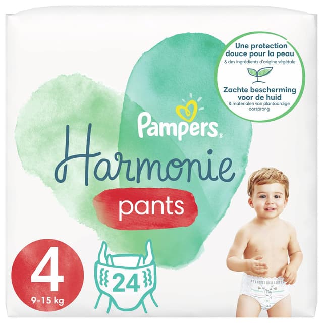 8001841715414 - Pampers Harmonie - Couches culotte T4 9-15kg