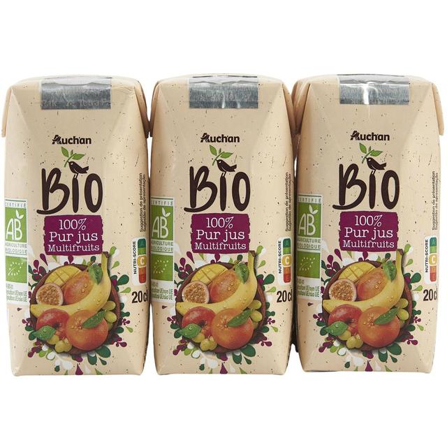 3596710366514 - Auchan BIO - Pur jus multifruits bio