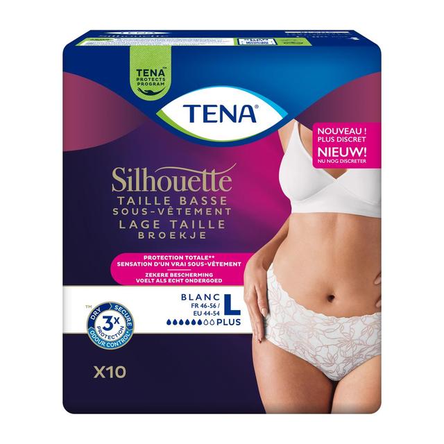 7322542076514 - Tena - Culotte silhouette Blanc Taille L